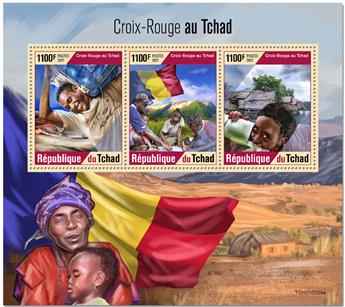 n° 3571/3573  - Timbre TCHAD Poste