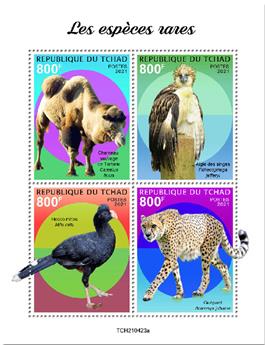 n° 3700/3703  - Timbre TCHAD Poste