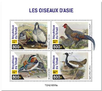 n° 3830/3833  - Timbre TCHAD Poste