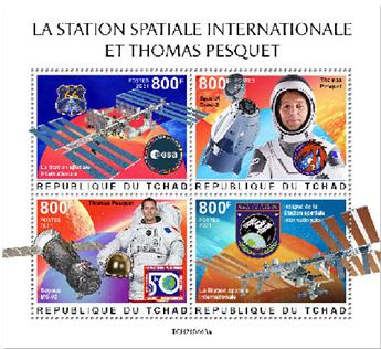n° 3782/3785  - Timbre TCHAD Poste