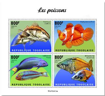 n° 9559/9562  - Timbre TOGO Poste