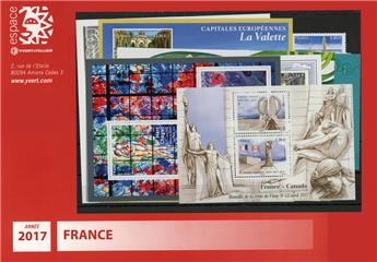 n° F5116/5197 - Selo França Ano completo (2017)