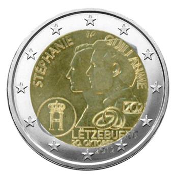 2 EURO COMMEMORATIVE 2022 : LUXEMBOURG (10 Ans du Mariage du couple héritier)