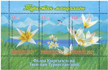 n°105 - Timbre KIRGHIZISTAN (Poste Kirghize) Blocs et feuillets