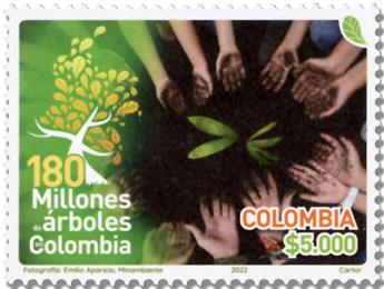 n° 2507 - Timbre COLOMBIE Poste