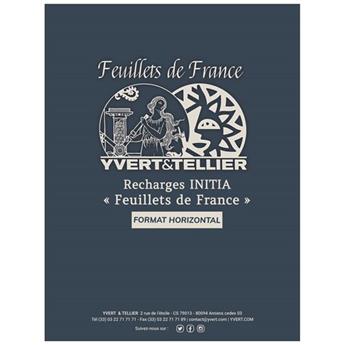 Recharge INITIA "Feuillets de France" - Horizontale (x5)