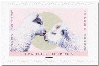 Timbres autoadhésifs de France N°2242-2253, Tendres animaux. - Philantologie