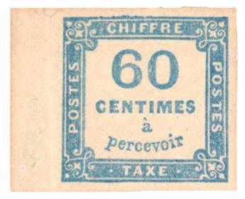 n°9** - Timbre FRANCE Taxe