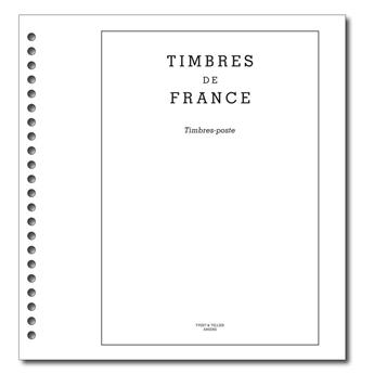 PAGES TITRE SC TIMBRES DE FRANCE : TIMBRES-POSTE (x10)
