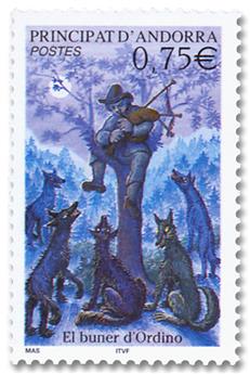 nr. 589 -  Stamp Andorra Mail