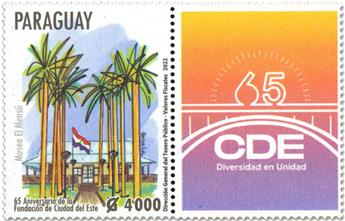 n° 3334 - Timbre PARAGUAY Poste