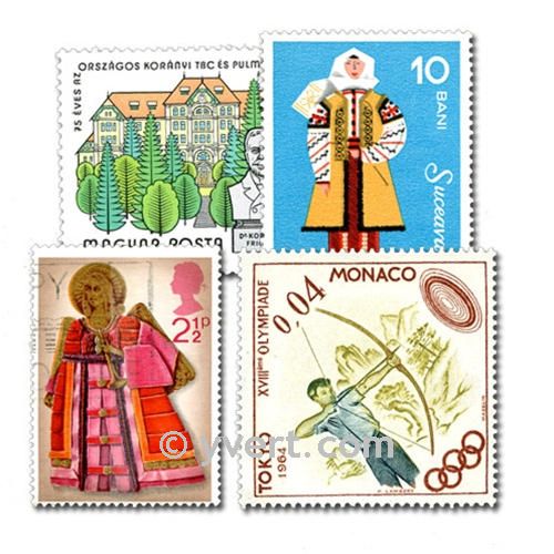 EUROPE: envelope of 3000 stamps