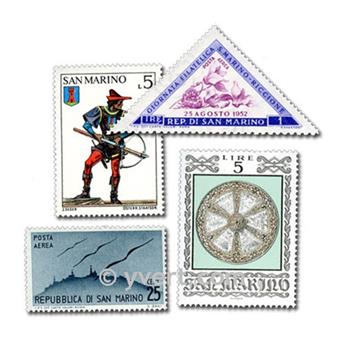 ST MARIN : pochette de 50 timbres (Oblitérés)