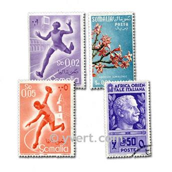 POSS ITALIENNES : pochette de 50 timbres (Oblitérés)