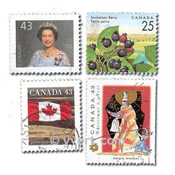 CANADÁ: lote de 300 sellos