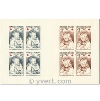 nr. 2014 -  Stamp France Red Cross Booklet Panes