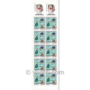 nr. 2041 -  Stamp France Red Cross Booklet Panes