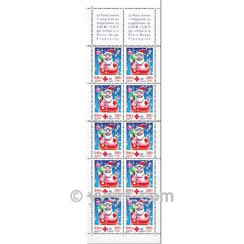 nr. 2050 -  Stamp France Red Cross Booklet Panes