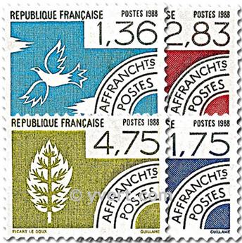 nr. 198/201 -  Stamp France Precancels