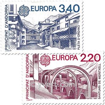 n° 358/359 -  Timbre Andorre Poste