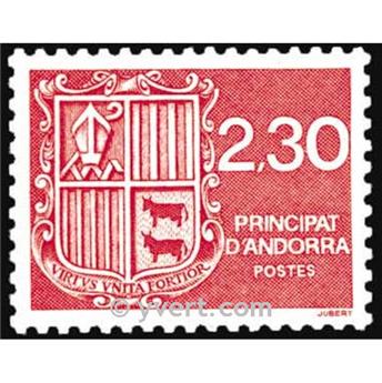 n° 387 -  Timbre Andorre Poste