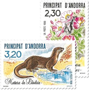 n° 393/394 -  Timbre Andorre Poste