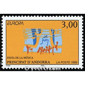 n° 504 -  Timbre Andorre Poste