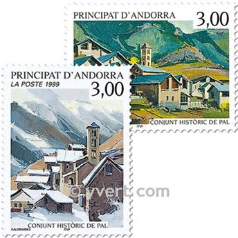 n° 519/520 -  Timbre Andorre Poste