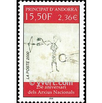 n° 539 -  Timbre Andorre Poste