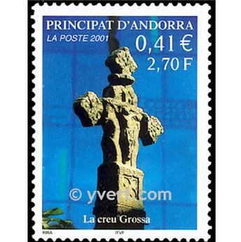 n° 554 -  Timbre Andorre Poste