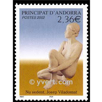 n° 571 -  Timbre Andorre Poste