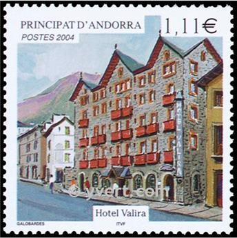 n° 593 -  Timbre Andorre Poste