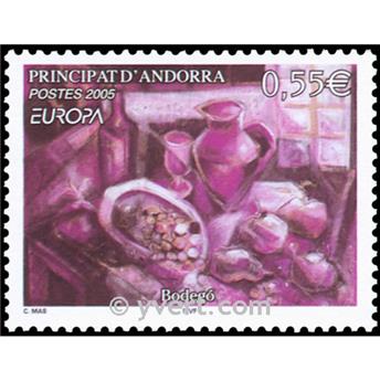 n° 608 -  Timbre Andorre Poste