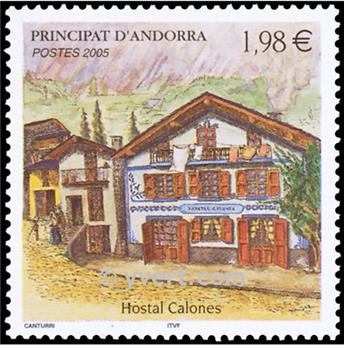 n° 616 -  Timbre Andorre Poste