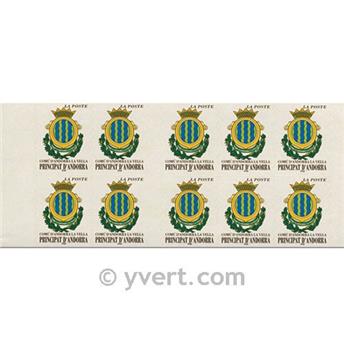 nr. 10 -  Stamp Andorra Booklets