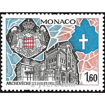 n° 1331 -  Selo Mónaco Correios