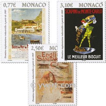 n° 2494/2496 -  Timbre Monaco Poste