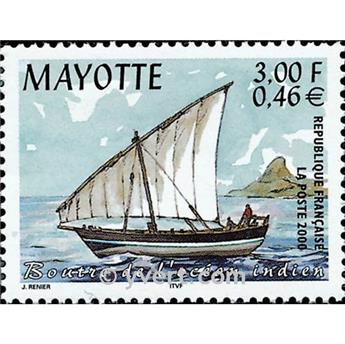 n.o 81 -  Sello Mayotte Correos