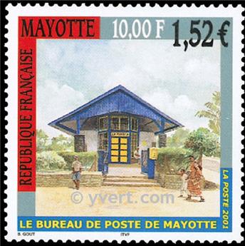 n° 109 -  Timbre Mayotte Poste