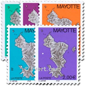 n° 158/162 -  Timbre Mayotte Poste
