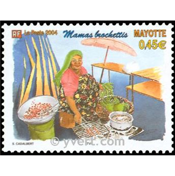 n° 168 -  Timbre Mayotte Poste