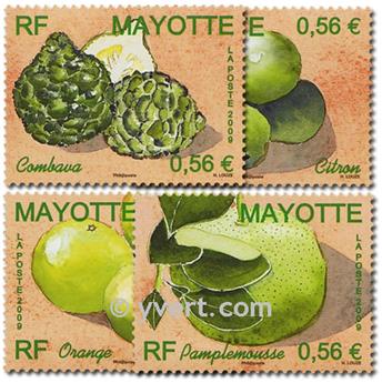 n° 224/227 -  Timbre Mayotte Poste