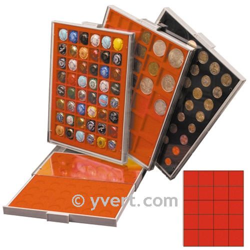 MEDAL CASE: 20 COMPARTMENTS