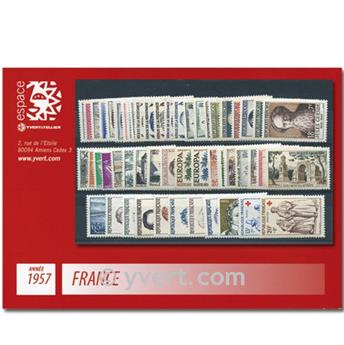 n° 1091/1141  - Stamp France Year set  (1957)