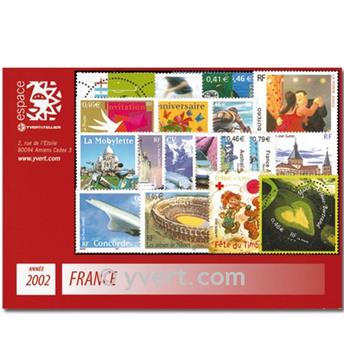 n° 3443/3537  - Stamp France Year set  (2002)