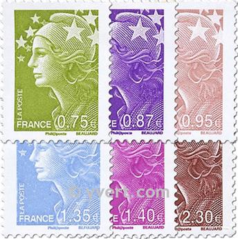 nr. 486/491 -  Stamp France Self-adhesive
