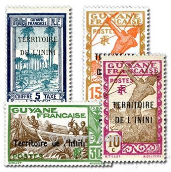 ININI : pochette de 10 timbres (Oblitérés)