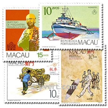 MACAU : lote de 25 selos