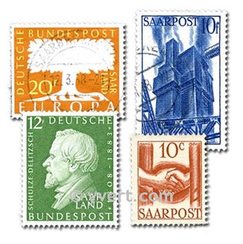 SARRE : pochette de 50 timbres (Oblitérés)