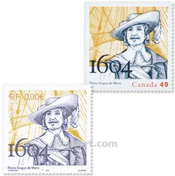 2004 - Emissão conjunta-França-Canadá-(lote)